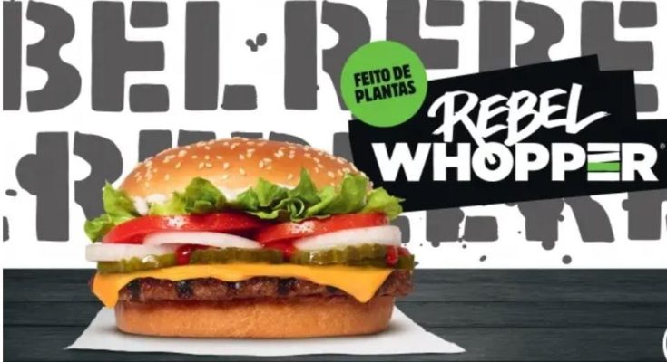 burger king também entra para o mercado de hambúrger vegetal