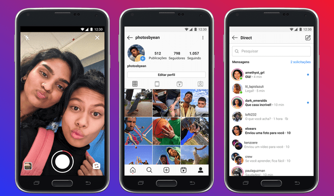 celulares com pouca memória instagram lança versão no brasil